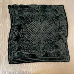 Balmain x H&M velvet scarf